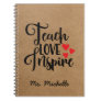 Inspirational Quote Teacher Notebook