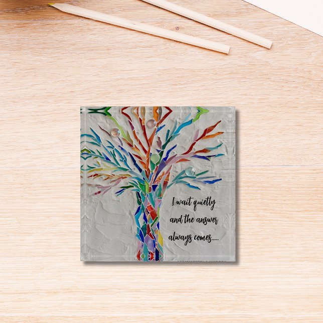 Inspirational Quote Tree Paperweight (Creator Uploaded)