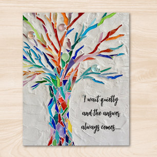 Inspirational Quote Tree Poster