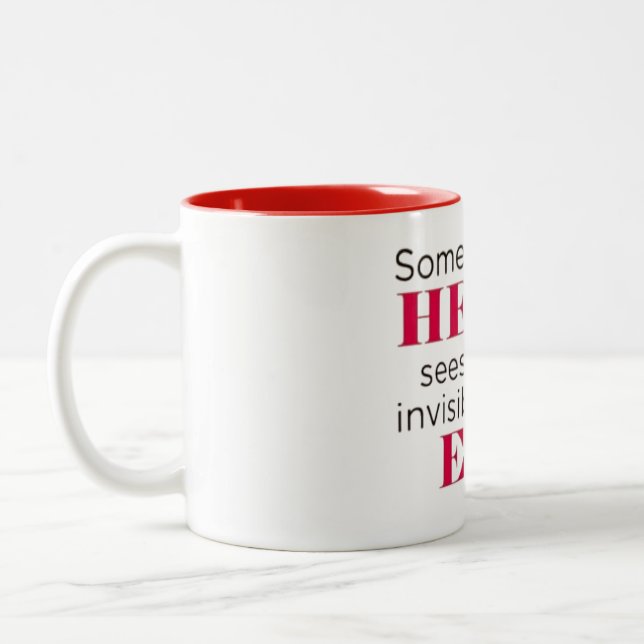  Inspirational Quote Two-Tone Coffee Mug (Left)