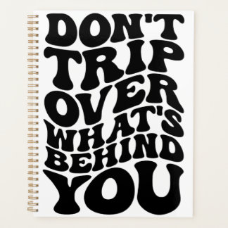 Inspirational Quote Typographic Notebook Planner