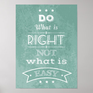 Inspirational quote typography poster