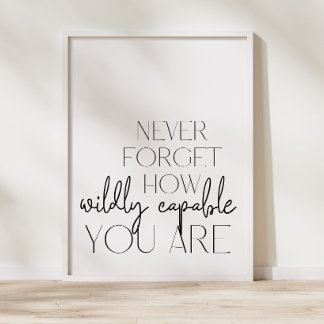 Inspirational Quote Wall Art for Women