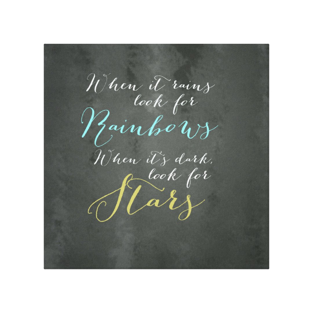 Inspirational Quote Wall Canvas Zazzle