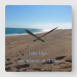 Inspirational Quote Wall Clock