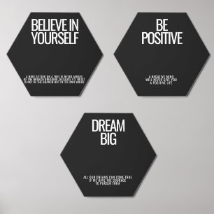 Inspirational Quote Wall Photo Tiles Set Foam Core Photo Tile