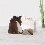 Inspirational Quote With Beautiful Horse Art Card at Zazzle