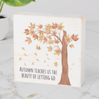 Inspirational Quote - Wooden Box Sign