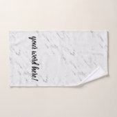 Inspirational Quote Word of the Year Hand Towel (Hand Towel)