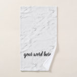 Inspirational Quote Word of the Year Hand Towel