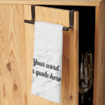 Inspirational Quote Word of the Year Kitchen Towel