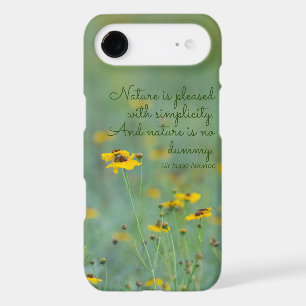 Inspirational Quote Yellow Wildflowers Photo iPhone 17 Air Case