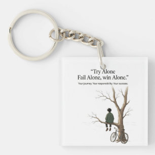 Inspirational Quoted Keychain