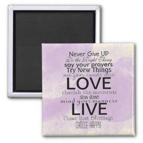 Inspirational Quotes and Sayings Magnet