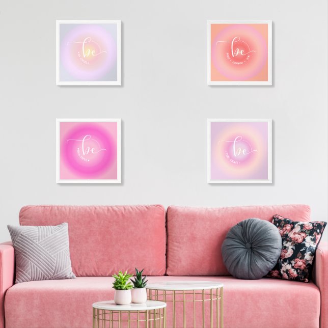 Inspirational Quotes Be Inspired By Nature Wall Art Sets (Livingroom)