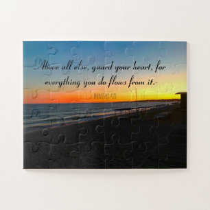 Inspirational quotes Bible Verse Christian Jigsaw Jigsaw Puzzle