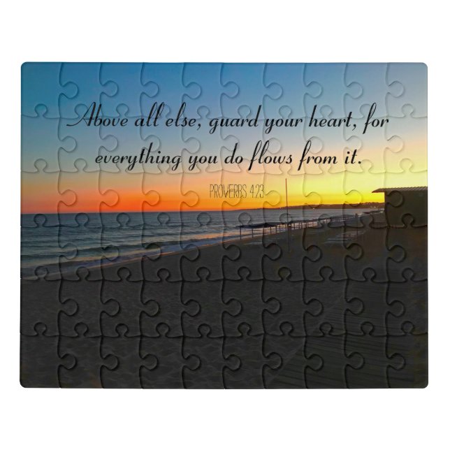 Inspirational quotes Bible Verse Christian  Jigsaw Puzzle (Puzzle Horizontal)