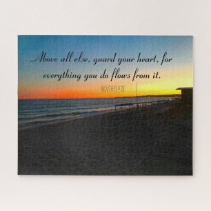 Inspirational quotes Bible Verse Christian Jigsaw Puzzle
