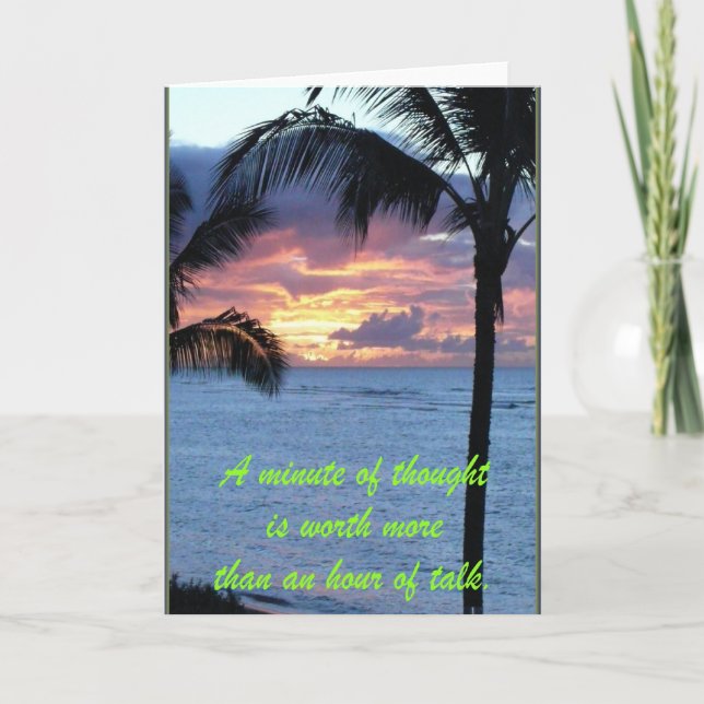 Inspirational Quotes Card (Front)