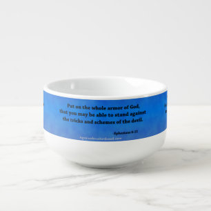 Inspirational Quotes Christian Soup Mug