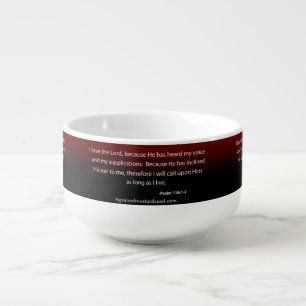 Inspirational Quotes Christian Soup Mug