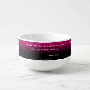 Inspirational Quotes Christian Soup Mug