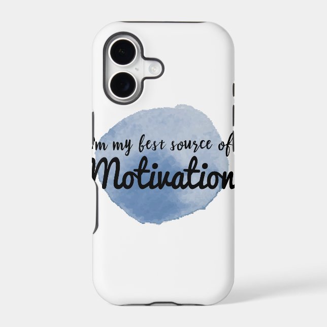 Inspirational quotes for hard workers iphone case (Back)