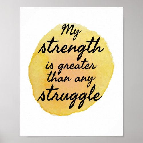 Inspirational quotes for self acceptance poster