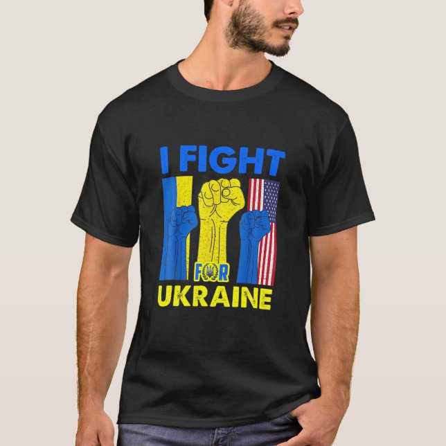 Inspirational Quotes For Ukrainians Support And He T-Shirt (Front)