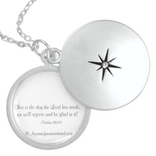 Inspirational Quotes Locket Necklace
