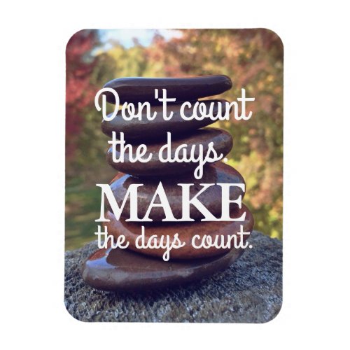 Inspirational Quotes Motivational Zen Stones Magnet