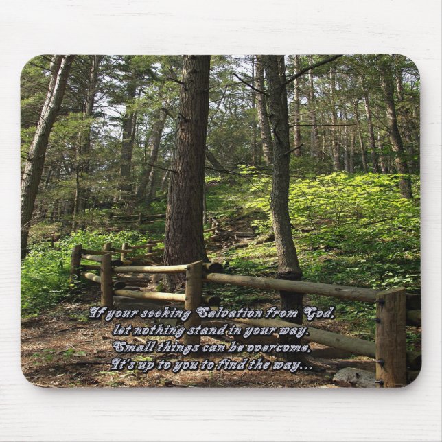 Inspirational quotes mouse pad (Front)