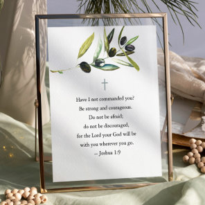 Inspirational Quotes Poster Olive Branch