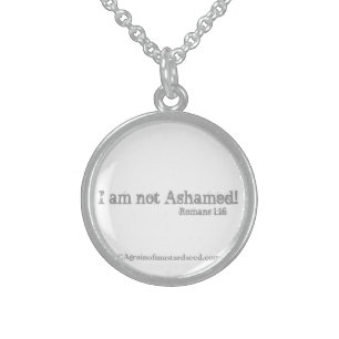 Inspirational Quotes Sterling Silver Necklace