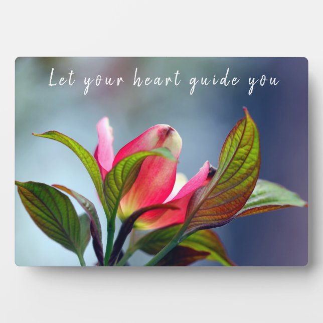 Inspirational Quotes Tabletop Plaque with Easel (Front)