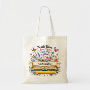 Inspirational Quotes Teacher Appreciation Gift Tote Bag