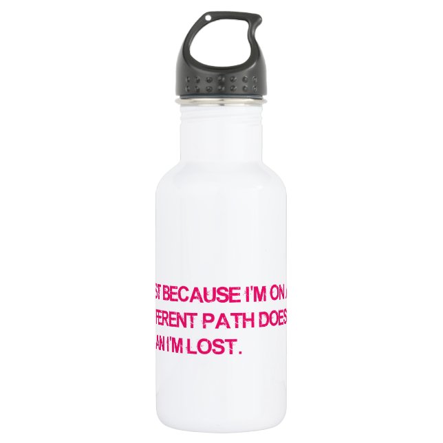 inspirational quotes water bottle (Front)