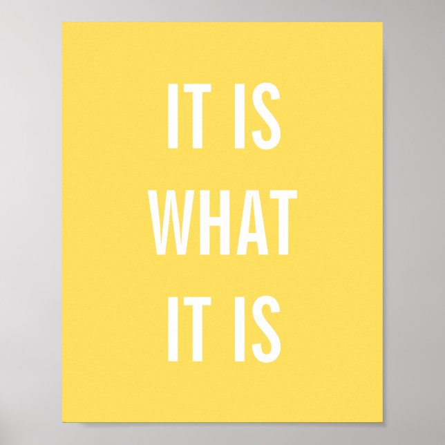 Inspirational Quotes Yellow White Life Quotes 8x10 Poster (Front)