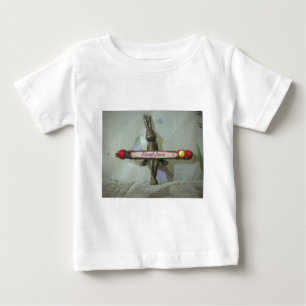 Inspirational Rabbit: Always Love Sign Art Print  Baby T-Shirt