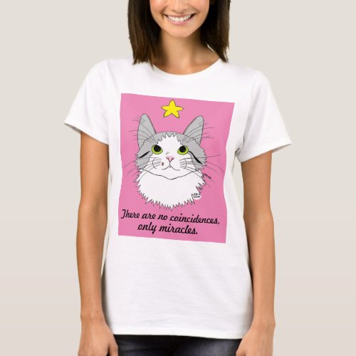 Inspirational Ragdoll Cat Gizmo Miracles T_Shirt
