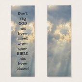 Inspirational Read Your Bible Quote Isaiah 55:11 (Front & Back)