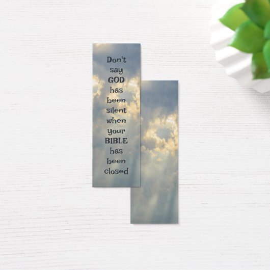 Inspirational Read Your Bible Quote Isaiah 55:11 (Desk)