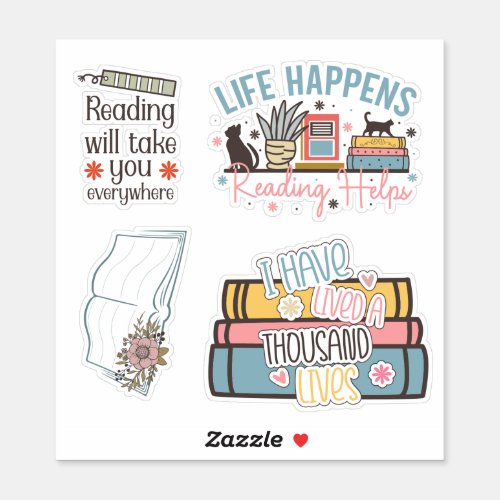Inspirational Reading Adventure Sticker Set