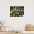 Inspirational Reading Classroom Poster | Zazzle