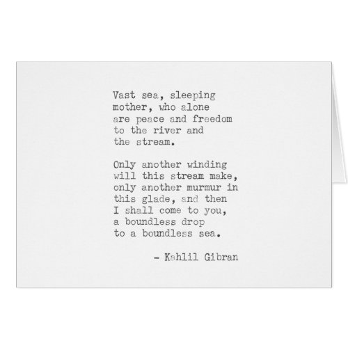 Inspirational Real Typewriter Quote _Kahlil Gibran