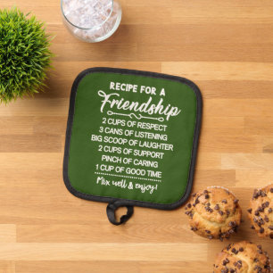 Inspirational Recipe For A Friendship Pot Holder