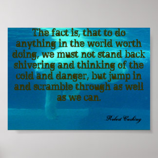 Inspirational Robert Cushing/ Polar Bear Poster