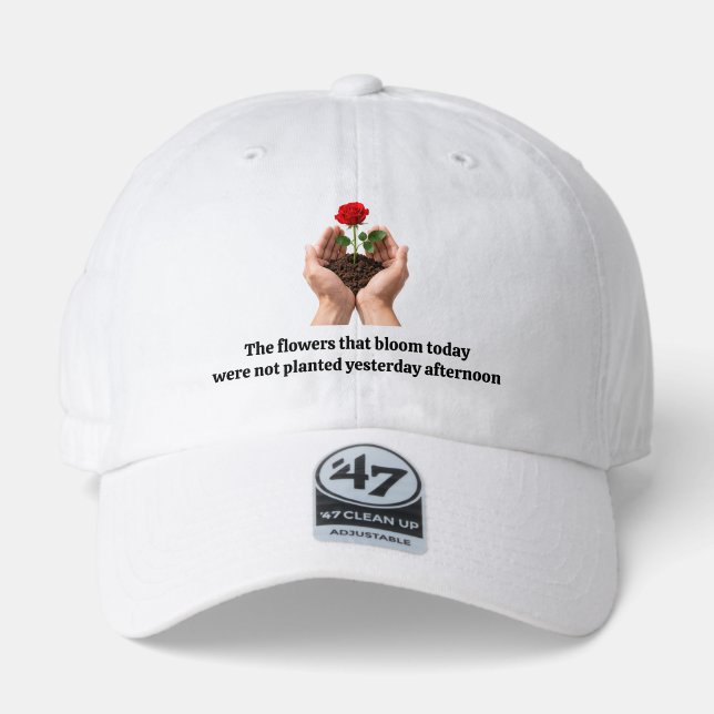 Inspirational Rose in Caring Hands 47 Brand Hat (Front)