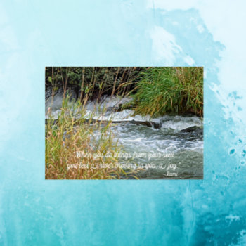Inspirational Rumi Poetry Verse Running River Acrylic Print by northwestphotos at Zazzle
