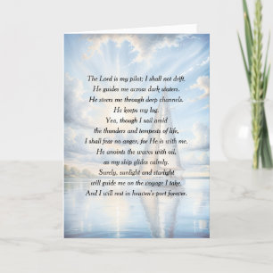 Inspirational Sailor Verse For Sympathy Card